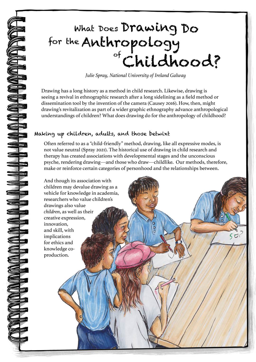 What does drawing do for the anthropology of&nbsp;childhood?